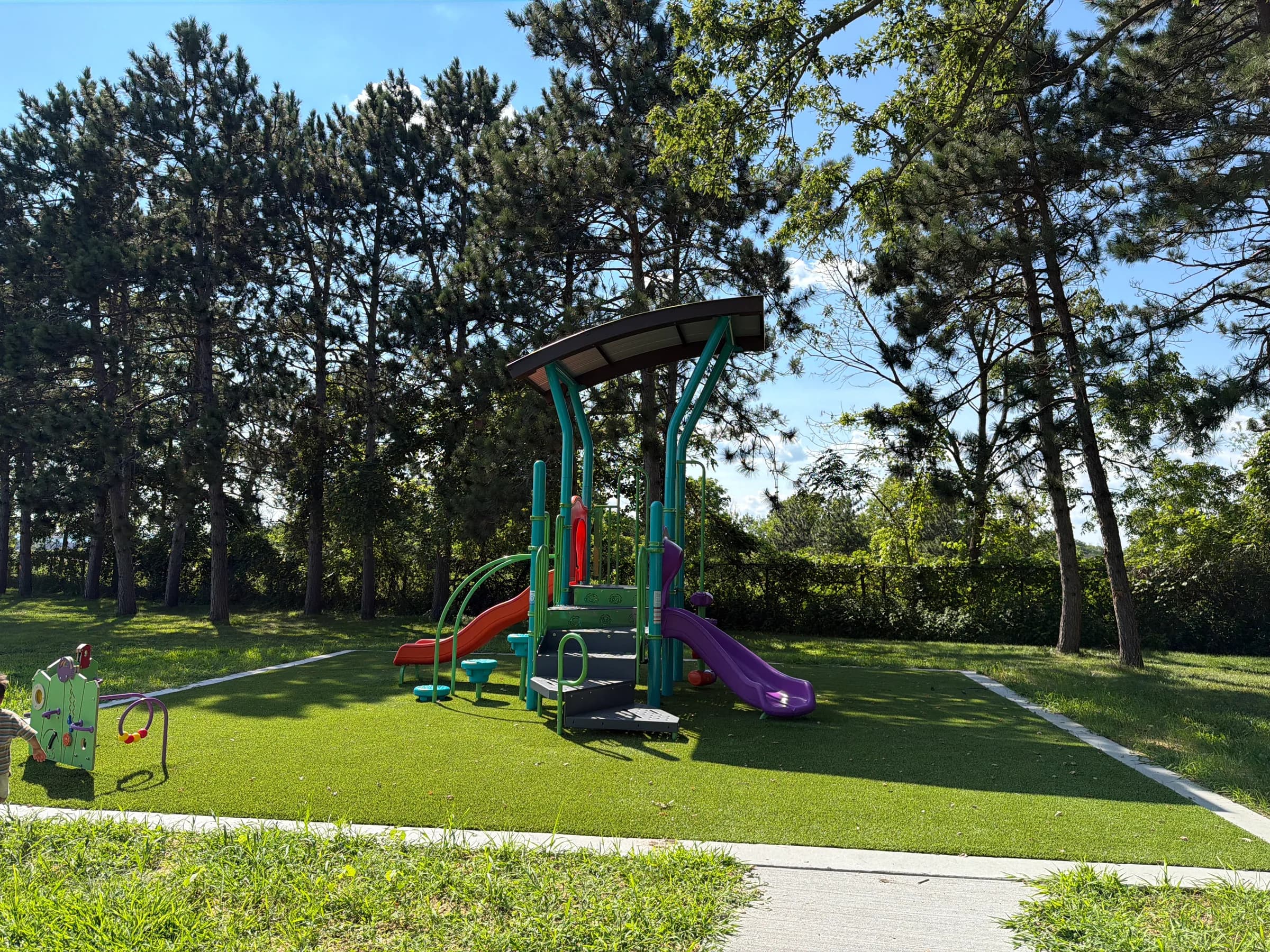 Toddler playground at Glen Fox Park
