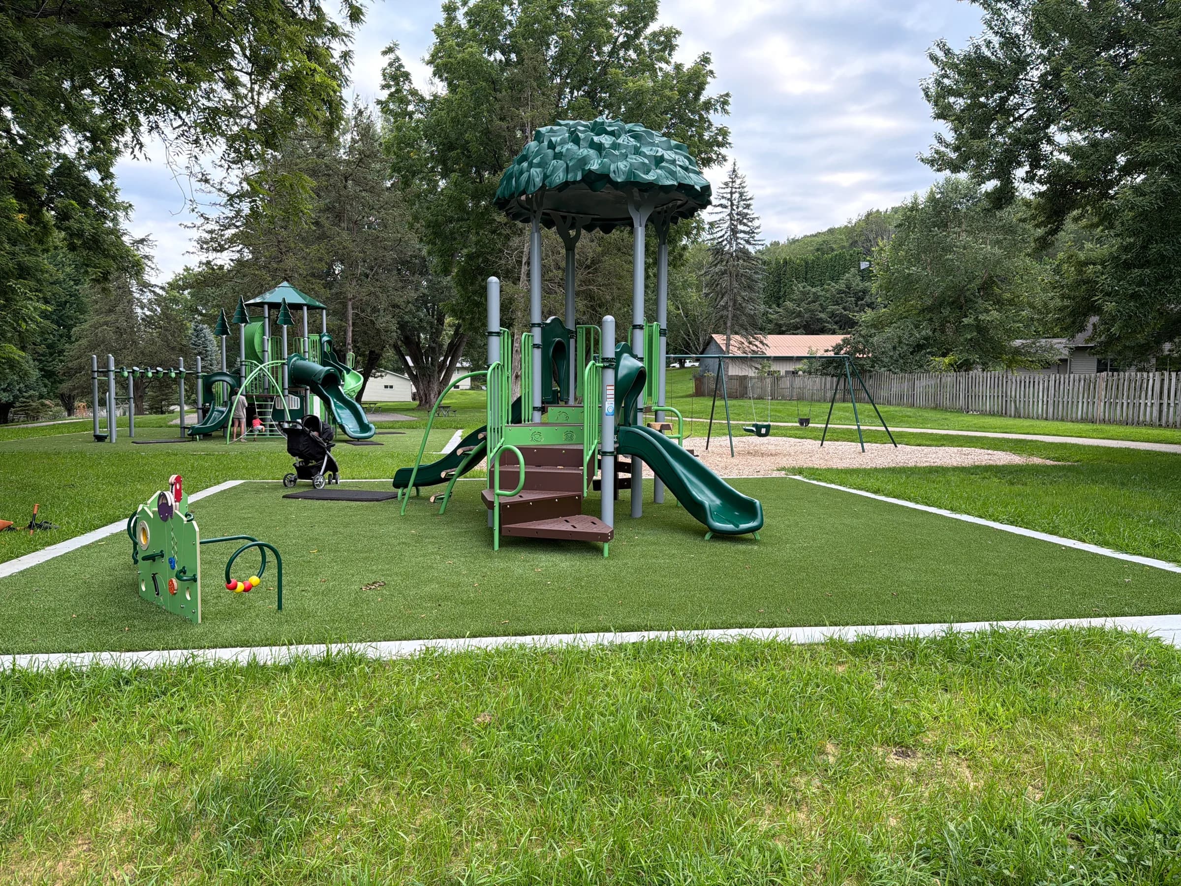 Toddler playground at Elmwood Hills Park